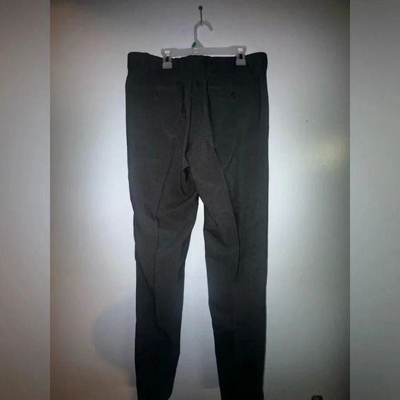 Louis Raphael men’s tailored Pleated front Pant slim fit charcoal pattern NWT 32 - Picture 2 of 5